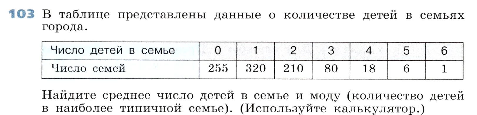 Условие номер 103 (страница 34) гдз по алгебре 7 класс Дорофеев, Суворова, учебник