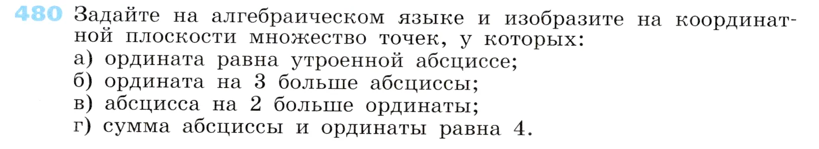 Условие номер 480 (страница 142) гдз по алгебре 7 класс Дорофеев, Суворова, учебник