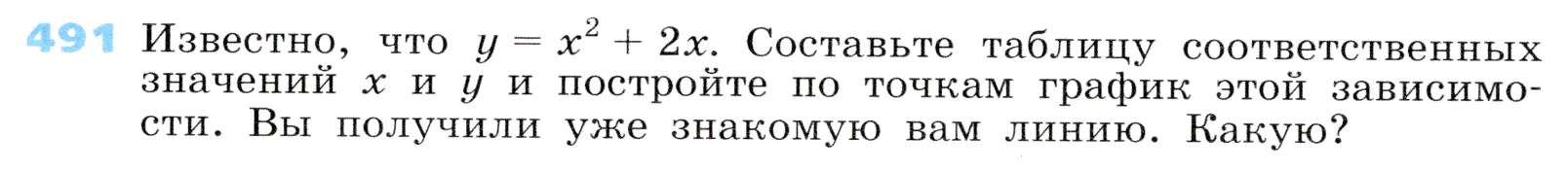 Условие номер 491 (страница 146) гдз по алгебре 7 класс Дорофеев, Суворова, учебник