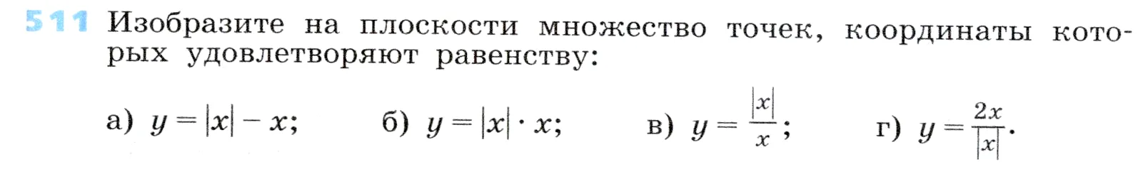 Условие номер 511 (страница 156) гдз по алгебре 7 класс Дорофеев, Суворова, учебник