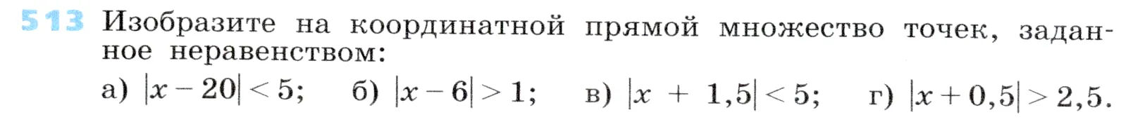 Условие номер 513 (страница 156) гдз по алгебре 7 класс Дорофеев, Суворова, учебник