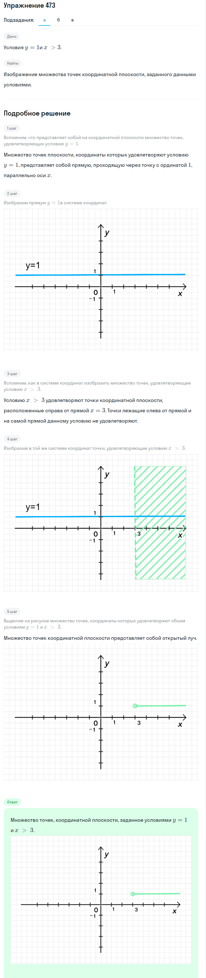 Решение номер 473 (страница 139) гдз по алгебре 7 класс Дорофеев, Суворова, учебник