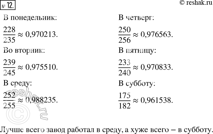 Решение 2. номер 12 (страница 8) гдз по алгебре 7 класс Дорофеев, Суворова, учебник