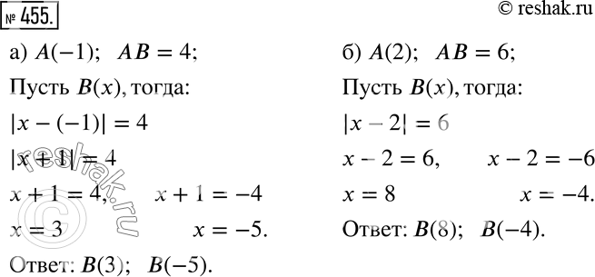 Решение 2. номер 455 (страница 133) гдз по алгебре 7 класс Дорофеев, Суворова, учебник