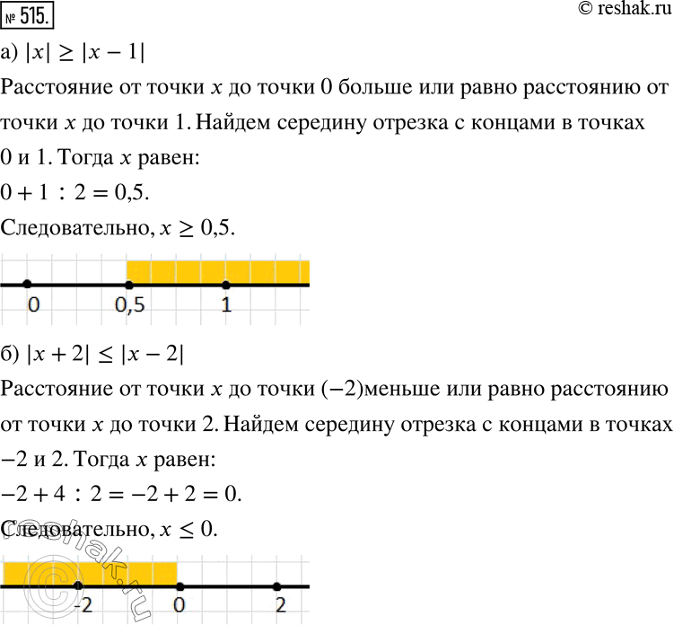 Решение 2. номер 515 (страница 157) гдз по алгебре 7 класс Дорофеев, Суворова, учебник