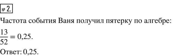 Решение 2. номер 2 (страница 273) гдз по алгебре 7 класс Дорофеев, Суворова, учебник