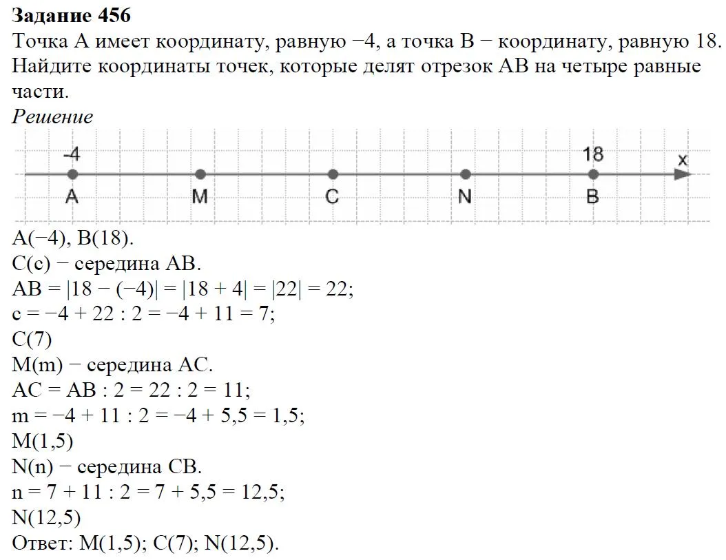 Решение 4. номер 456 (страница 133) гдз по алгебре 7 класс Дорофеев, Суворова, учебник