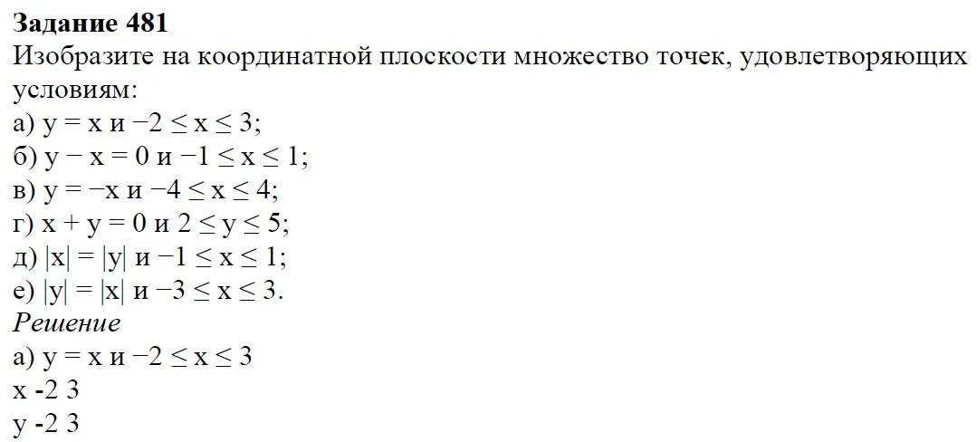 Решение 4. номер 481 (страница 142) гдз по алгебре 7 класс Дорофеев, Суворова, учебник