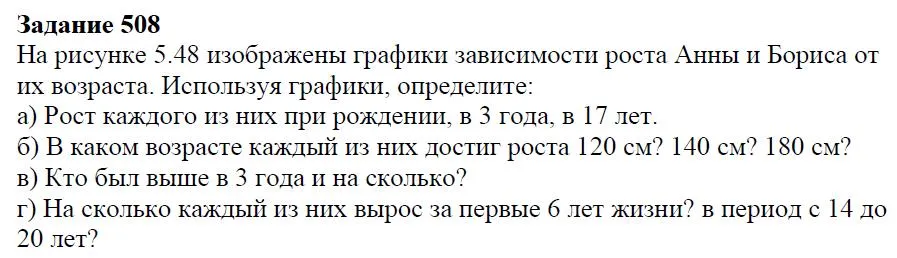 Решение 4. номер 508 (страница 155) гдз по алгебре 7 класс Дорофеев, Суворова, учебник