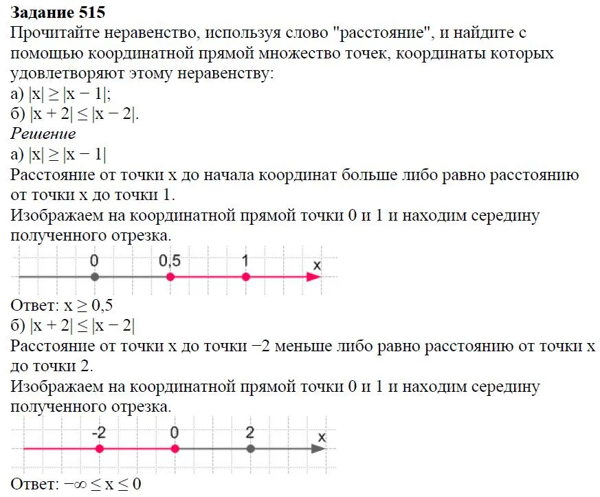 Решение 4. номер 515 (страница 157) гдз по алгебре 7 класс Дорофеев, Суворова, учебник