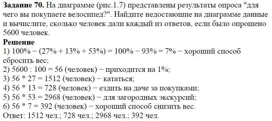 Решение 4. номер 70 (страница 25) гдз по алгебре 7 класс Дорофеев, Суворова, учебник