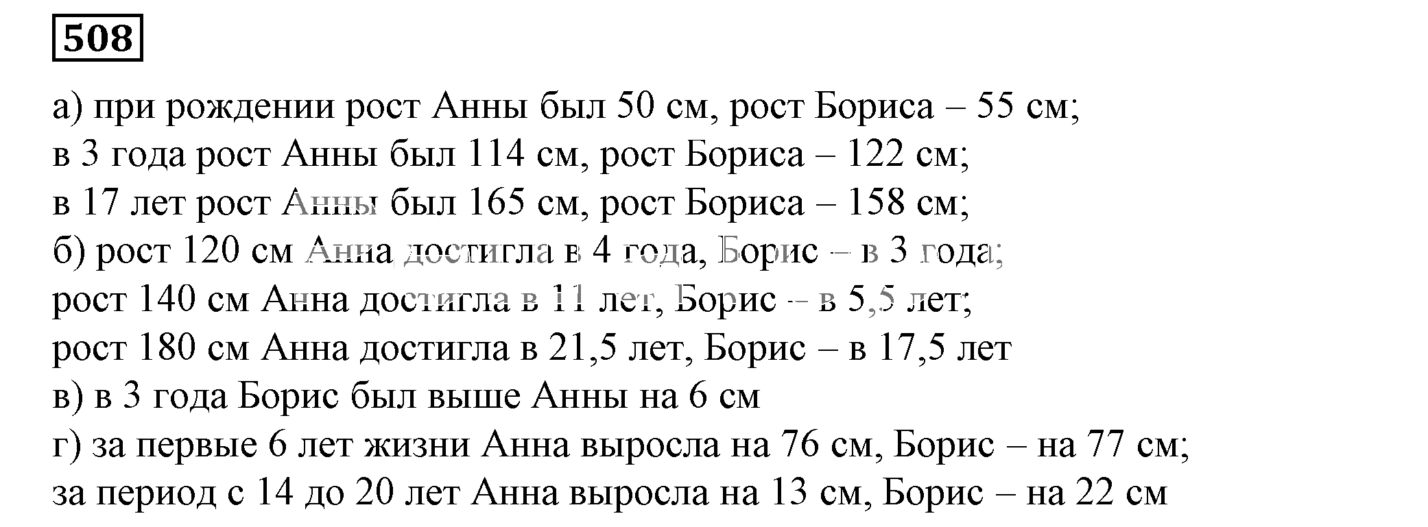 Решение 5. номер 508 (страница 155) гдз по алгебре 7 класс Дорофеев, Суворова, учебник