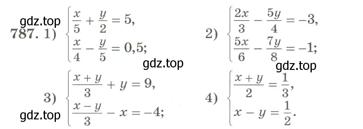 Условие номер 787 (страница 260) гдз по алгебре 7 класс Колягин, Ткачева, учебник