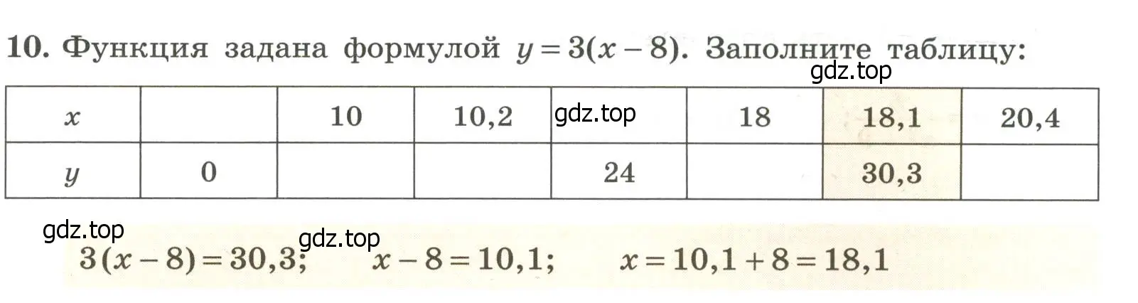 Условие номер 10 (страница 51) гдз по алгебре 7 класс Крайнева, Миндюк, рабочая тетрадь 1 часть