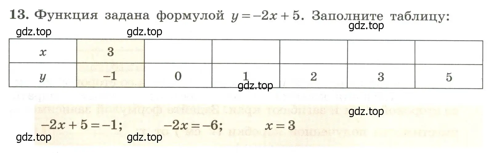 Условие номер 13 (страница 52) гдз по алгебре 7 класс Крайнева, Миндюк, рабочая тетрадь 1 часть