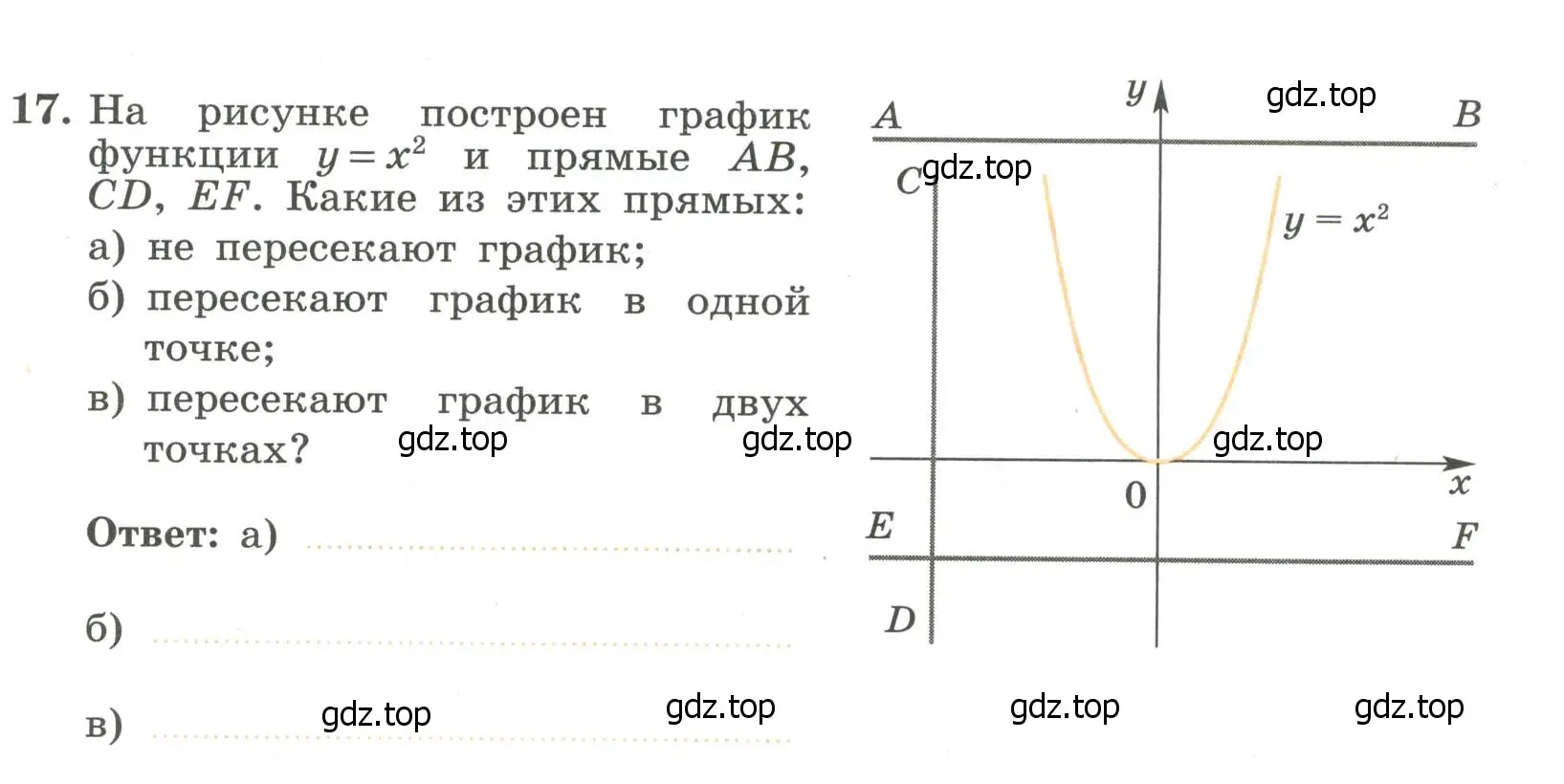 Условие номер 17 (страница 95) гдз по алгебре 7 класс Крайнева, Миндюк, рабочая тетрадь 1 часть