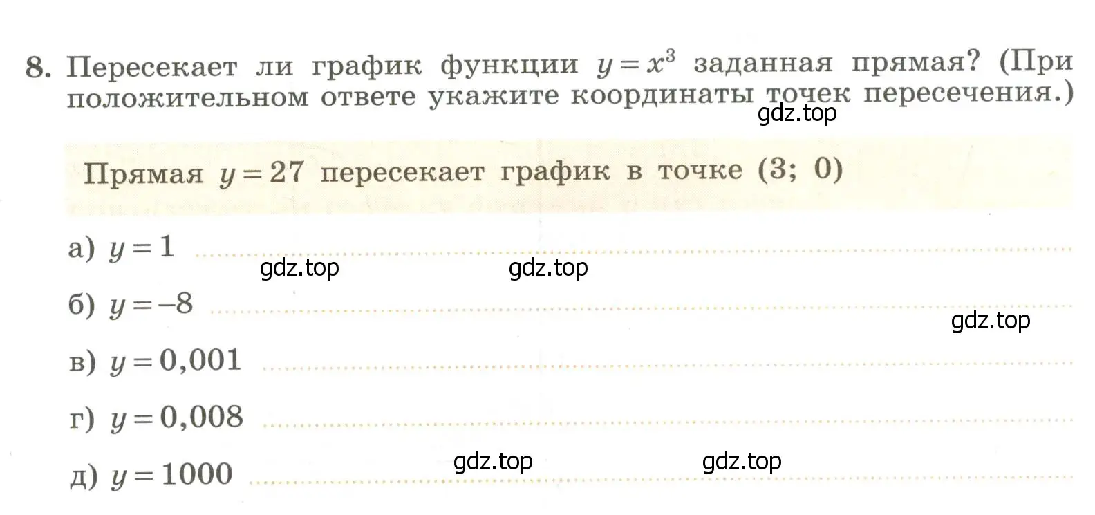 Условие номер 8 (страница 92) гдз по алгебре 7 класс Крайнева, Миндюк, рабочая тетрадь 1 часть