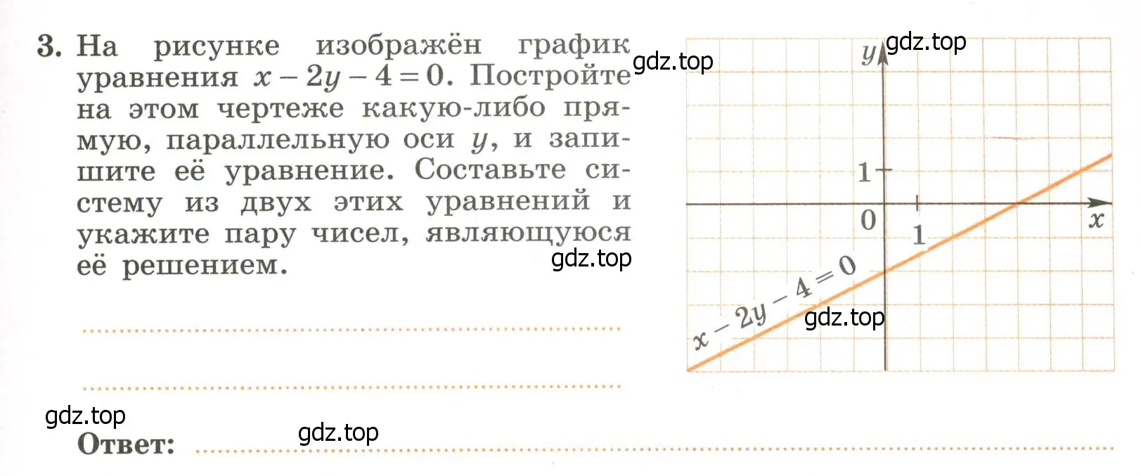 Условие номер 3 (страница 83) гдз по алгебре 7 класс Крайнева, Миндюк, рабочая тетрадь 2 часть