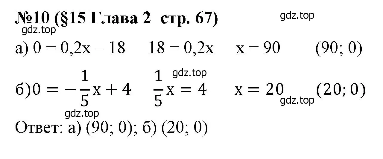 Решение номер 10 (страница 67) гдз по алгебре 7 класс Крайнева, Миндюк, рабочая тетрадь 1 часть