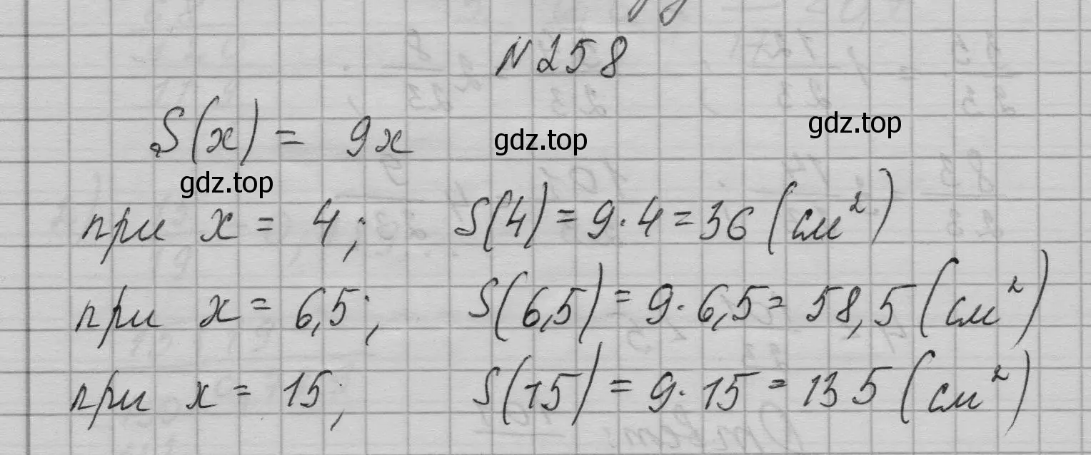 Решение номер 258 (страница 56) гдз по алгебре 7 класс Макарычев, Миндюк, учебник