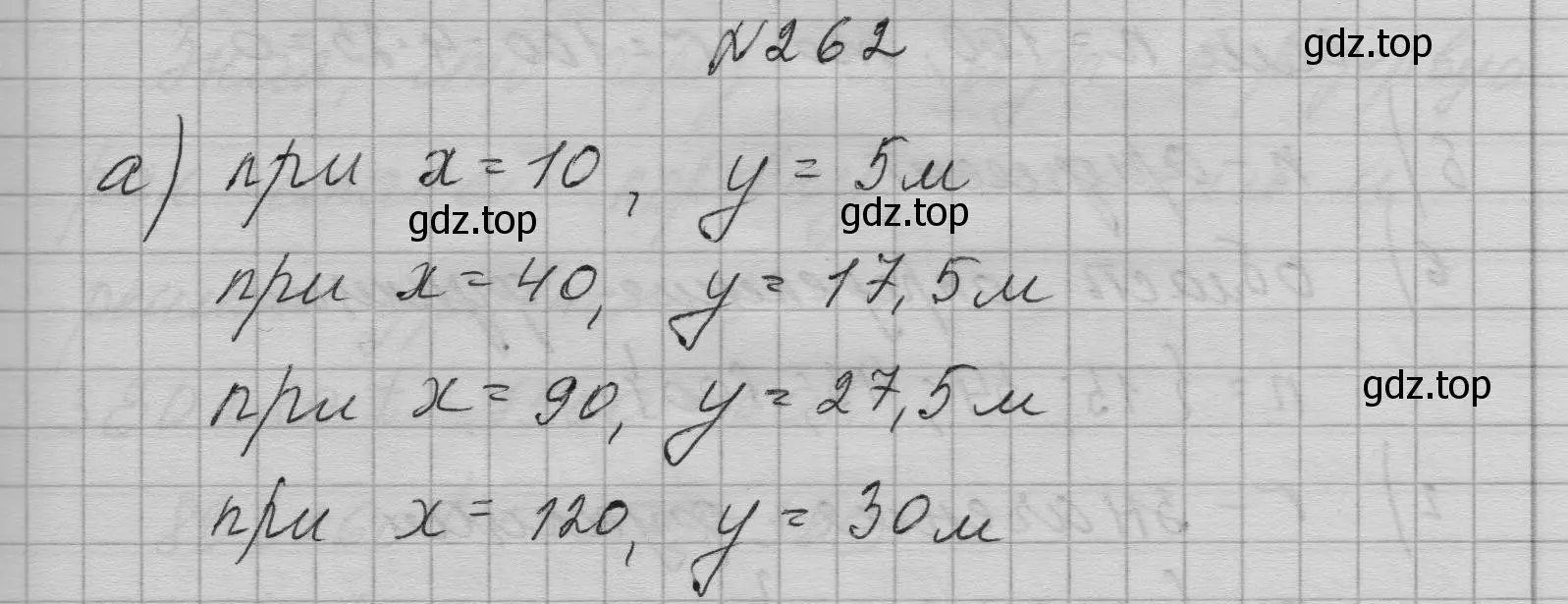 Решение номер 262 (страница 57) гдз по алгебре 7 класс Макарычев, Миндюк, учебник