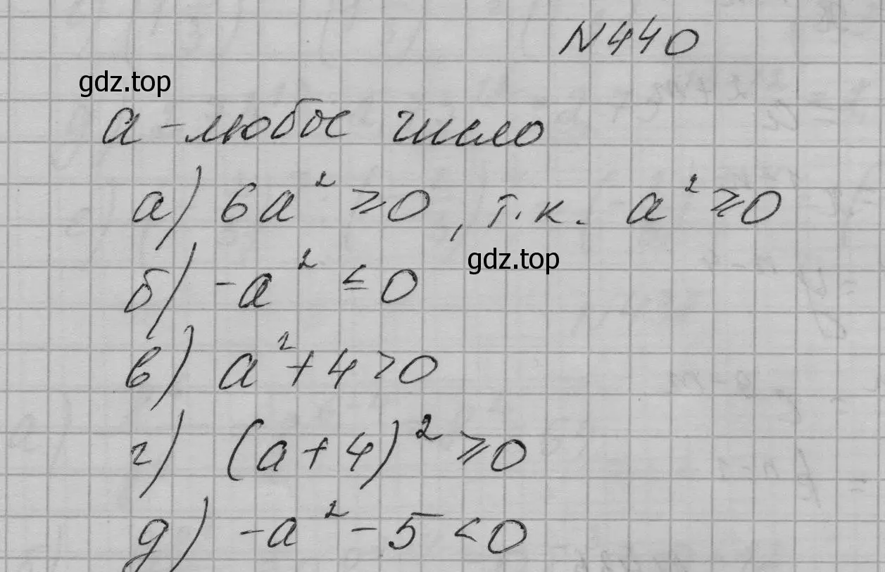 Решение номер 440 (страница 105) гдз по алгебре 7 класс Макарычев, Миндюк, учебник