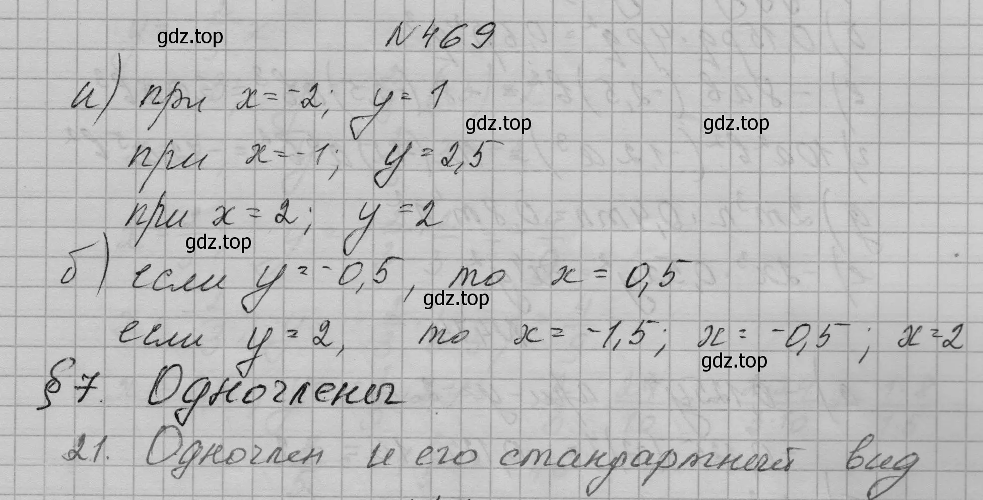 Решение номер 469 (страница 109) гдз по алгебре 7 класс Макарычев, Миндюк, учебник