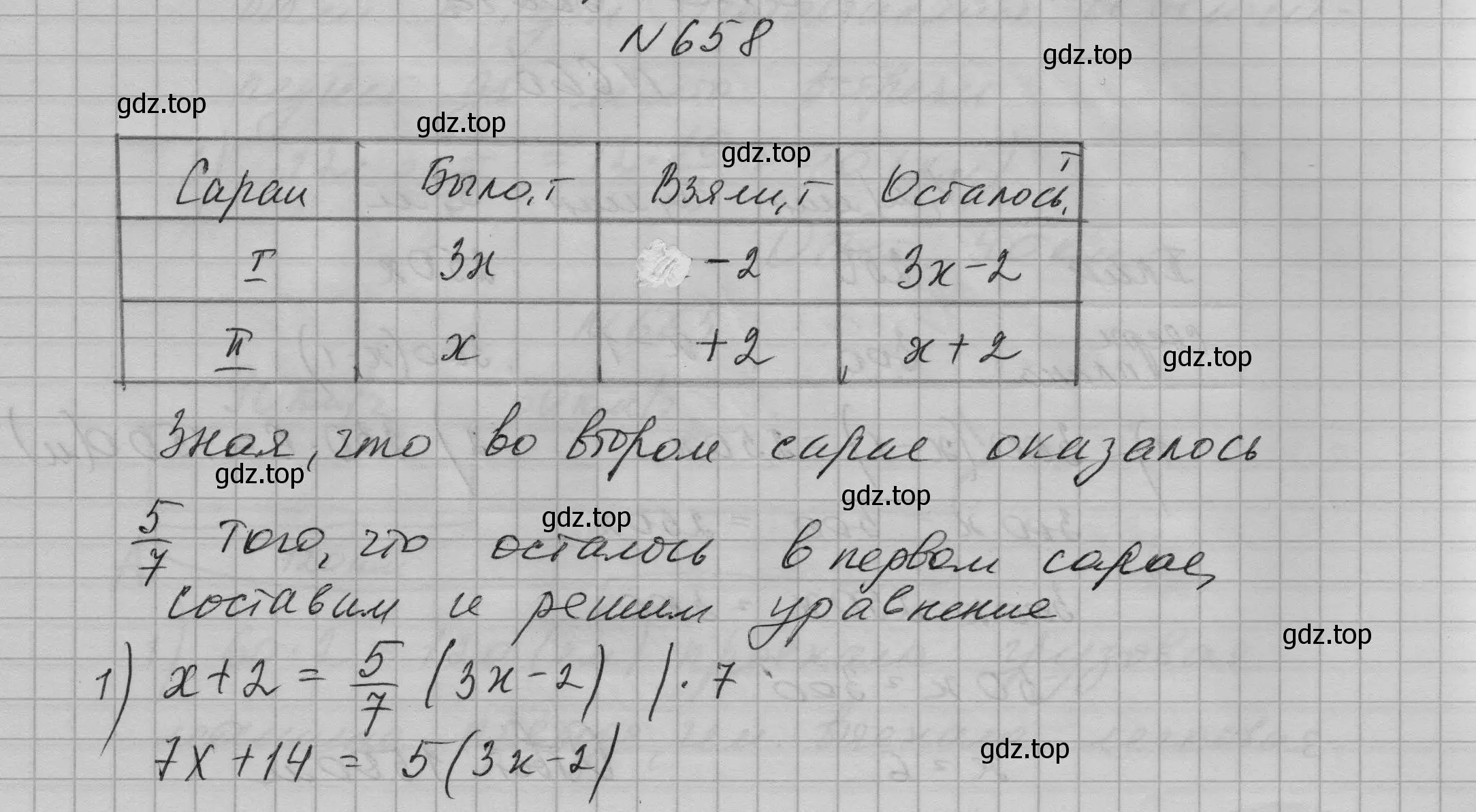 Решение номер 658 (страница 141) гдз по алгебре 7 класс Макарычев, Миндюк, учебник