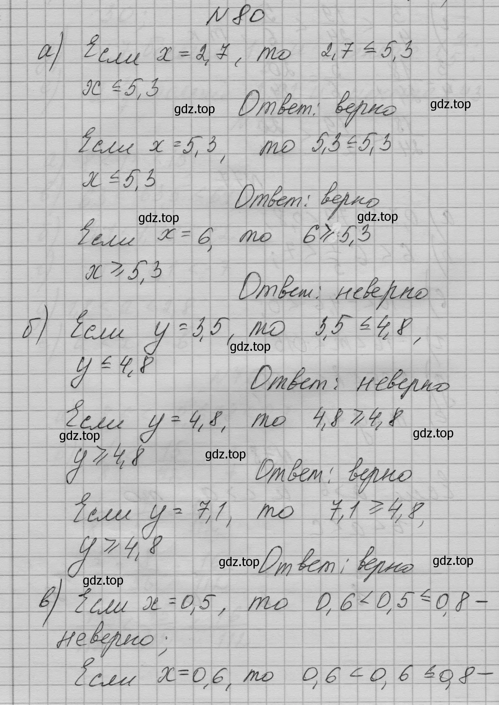 Решение номер 80 (страница 22) гдз по алгебре 7 класс Макарычев, Миндюк, учебник