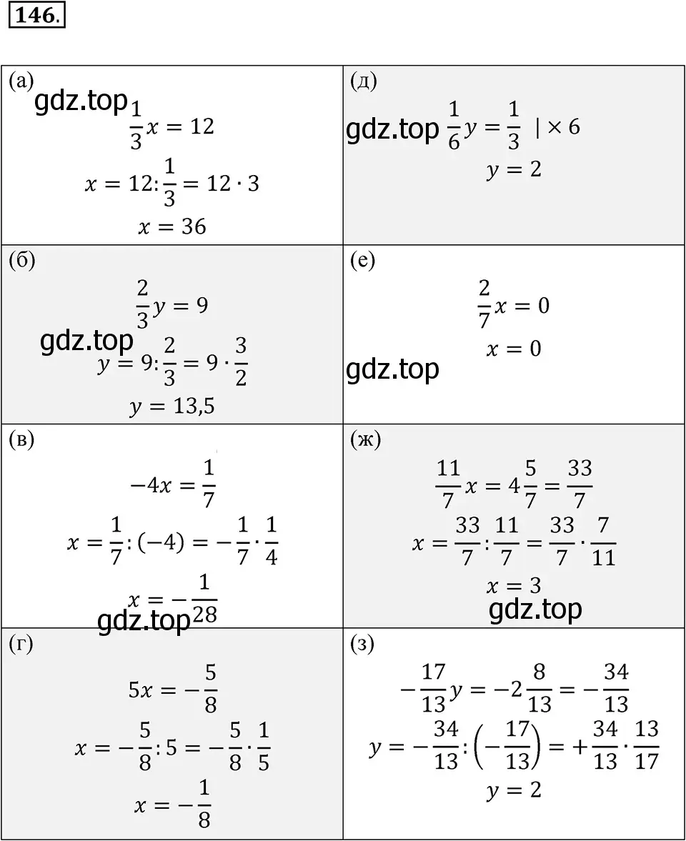 Решение 3. номер 146 (страница 36) гдз по алгебре 7 класс Макарычев, Миндюк, учебник