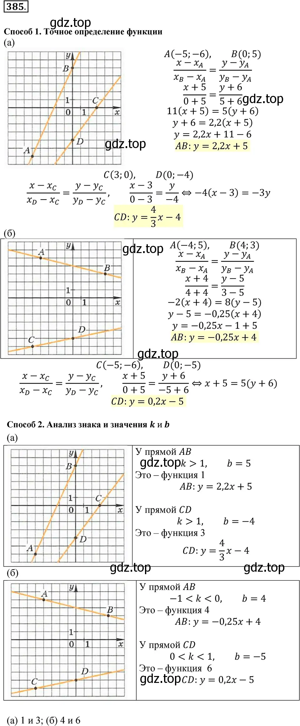 Решение 3. номер 385 (страница 94) гдз по алгебре 7 класс Макарычев, Миндюк, учебник