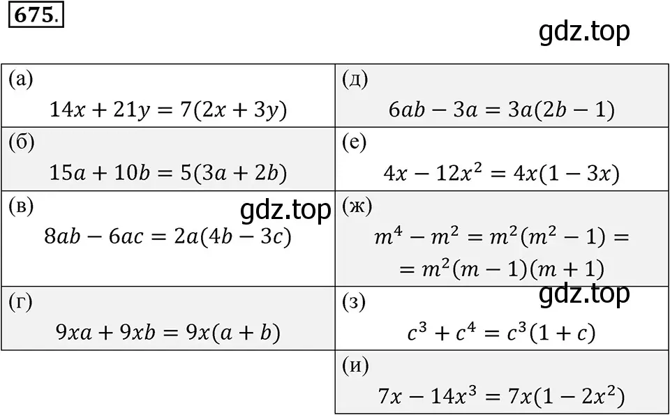 Решение 3. номер 675 (страница 145) гдз по алгебре 7 класс Макарычев, Миндюк, учебник