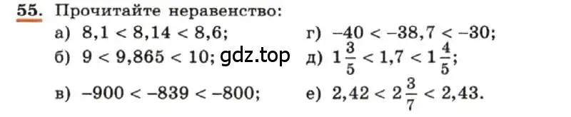 Условие номер 55 (страница 14) гдз по алгебре 7 класс Макарычев, Миндюк, учебник