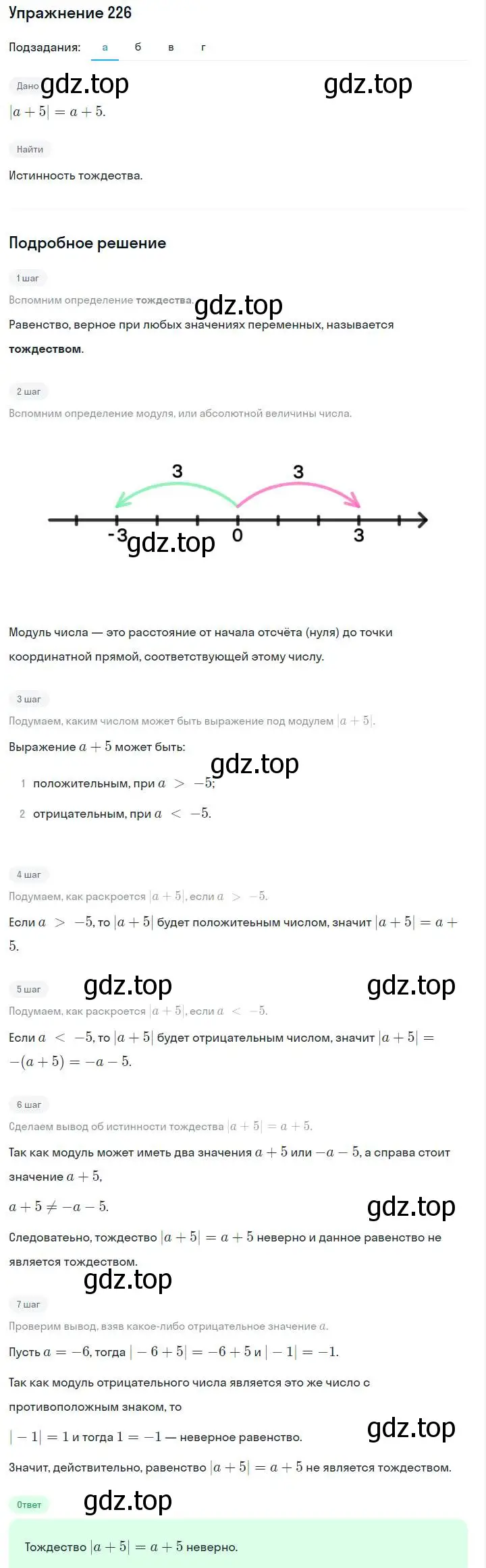 Решение номер 226 (страница 51) гдз по алгебре 7 класс Макарычев, Миндюк, учебник