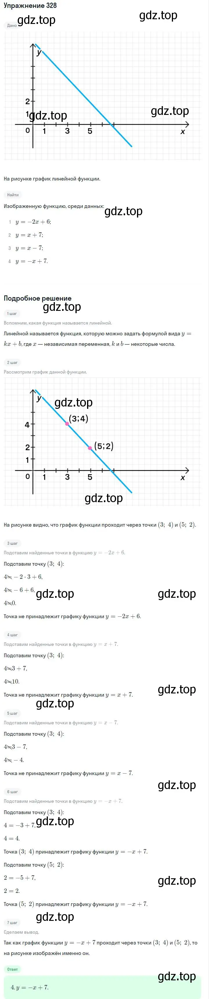 Решение номер 328 (страница 80) гдз по алгебре 7 класс Макарычев, Миндюк, учебник