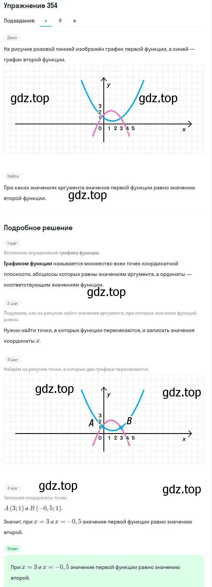 Решение номер 354 (страница 89) гдз по алгебре 7 класс Макарычев, Миндюк, учебник