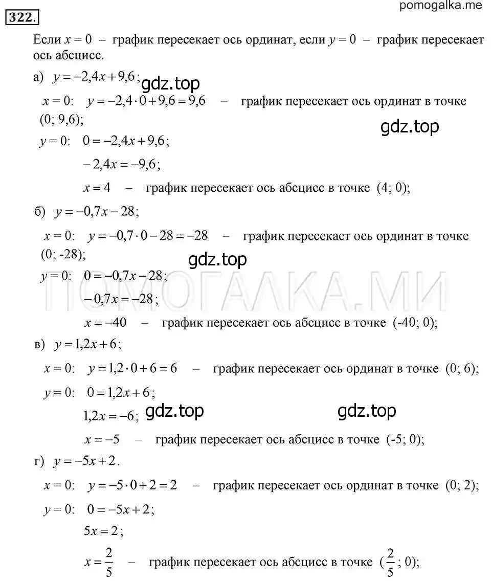 Решение 2. номер 322 (страница 80) гдз по алгебре 7 класс Макарычев, Миндюк, учебник