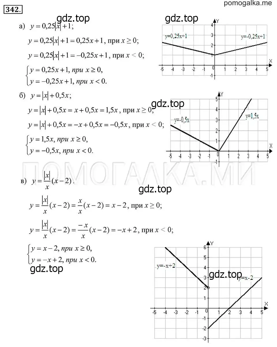 Решение 2. номер 342 (страница 87) гдз по алгебре 7 класс Макарычев, Миндюк, учебник