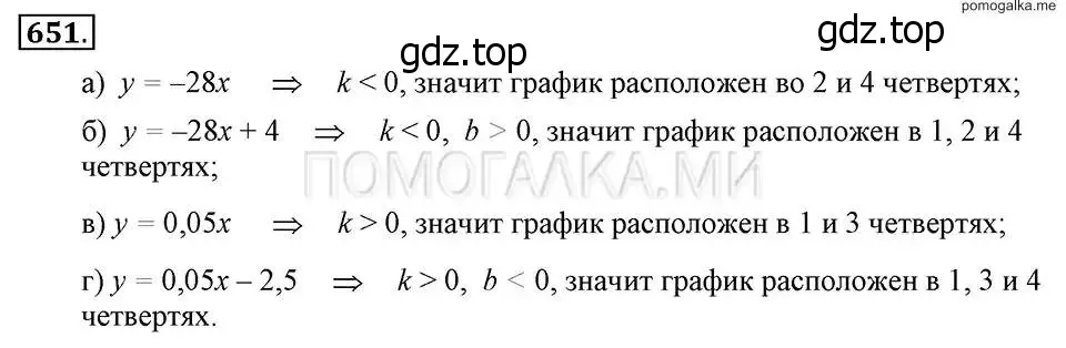 Решение 2. номер 651 (страница 140) гдз по алгебре 7 класс Макарычев, Миндюк, учебник