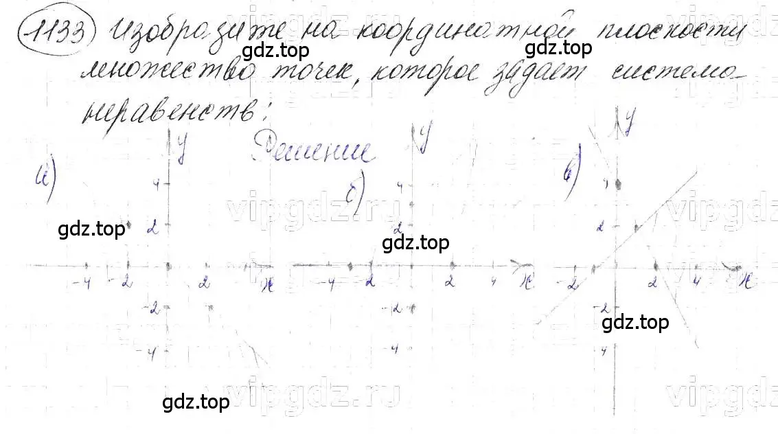 Решение 5. номер 1133 (страница 226) гдз по алгебре 7 класс Макарычев, Миндюк, учебник