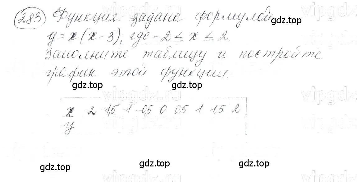 Решение 5. номер 283 (страница 65) гдз по алгебре 7 класс Макарычев, Миндюк, учебник