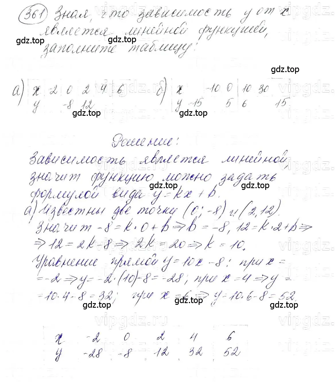 Решение 5. номер 361 (страница 91) гдз по алгебре 7 класс Макарычев, Миндюк, учебник