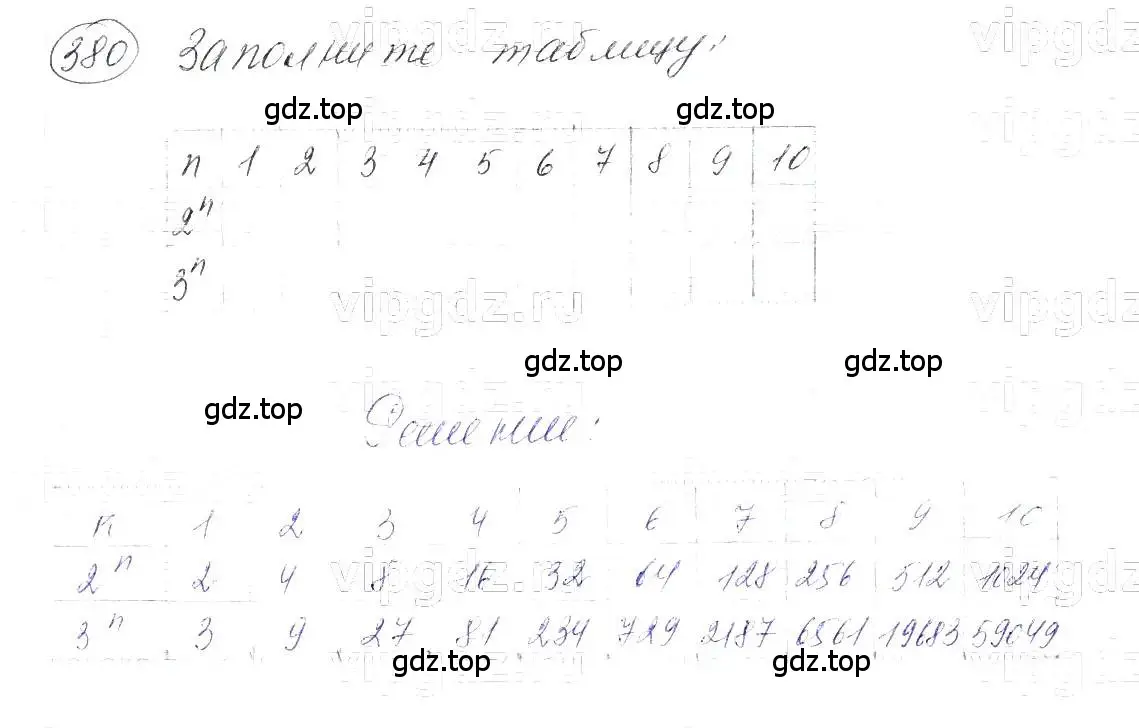 Решение 5. номер 380 (страница 96) гдз по алгебре 7 класс Макарычев, Миндюк, учебник