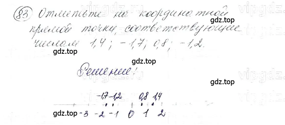 Решение 5. номер 83 (страница 20) гдз по алгебре 7 класс Макарычев, Миндюк, учебник