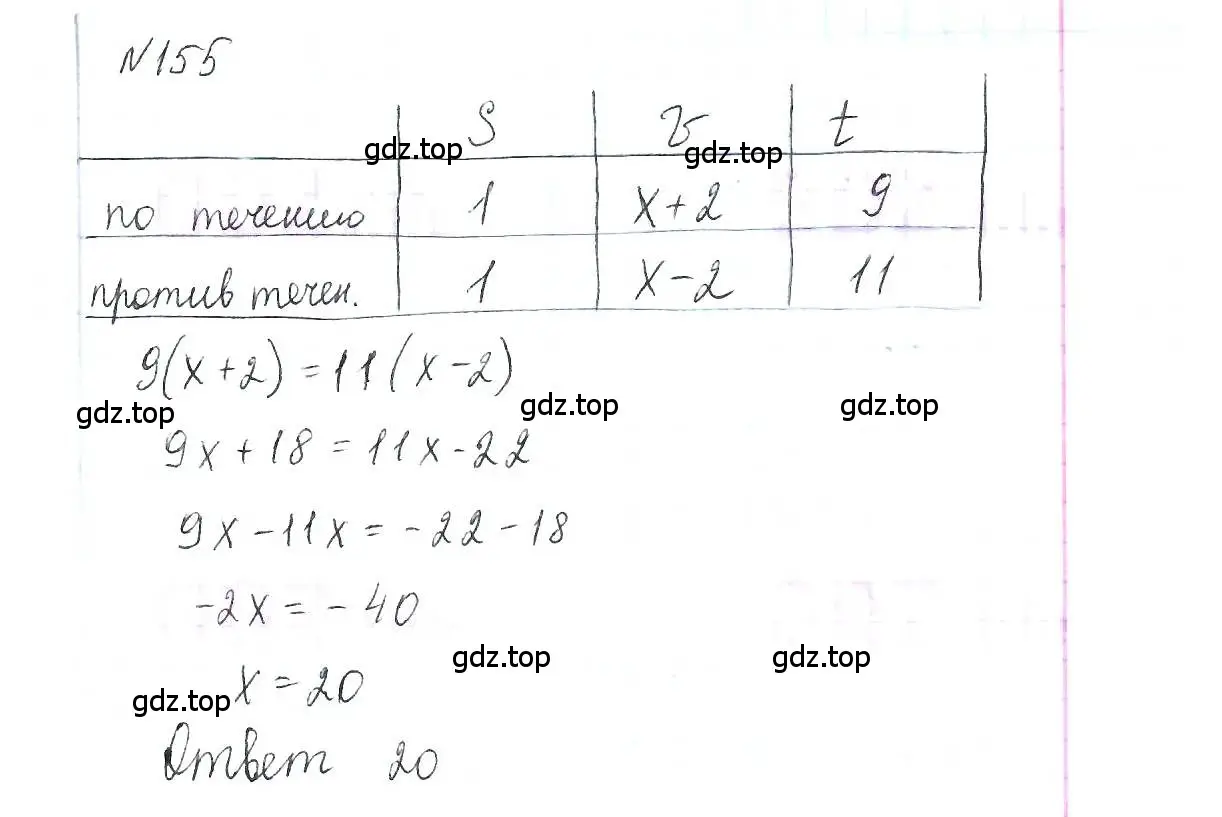 Решение 6. номер 155 (страница 34) гдз по алгебре 7 класс Макарычев, Миндюк, учебник
