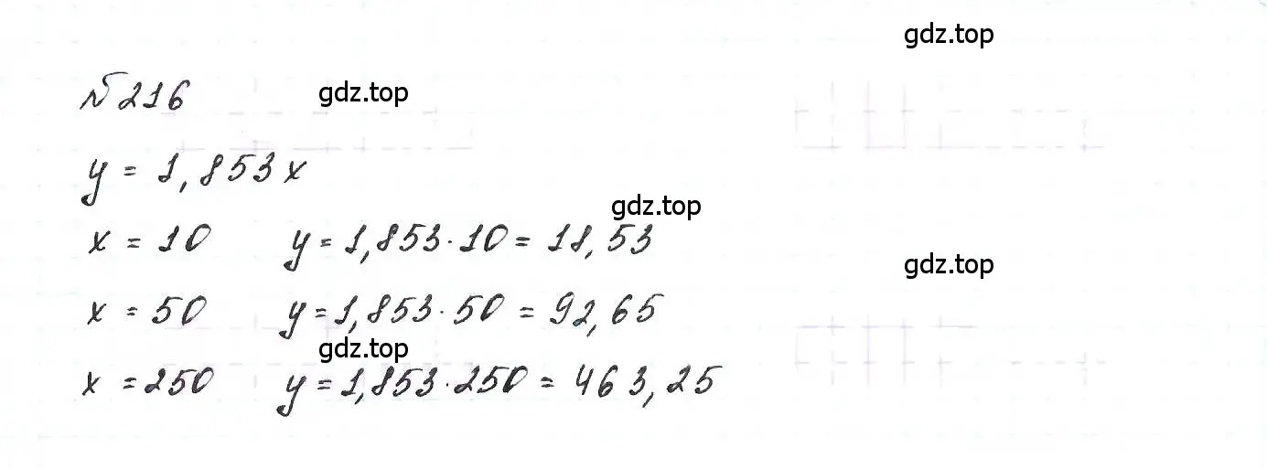 Решение 6. номер 216 (страница 51) гдз по алгебре 7 класс Макарычев, Миндюк, учебник