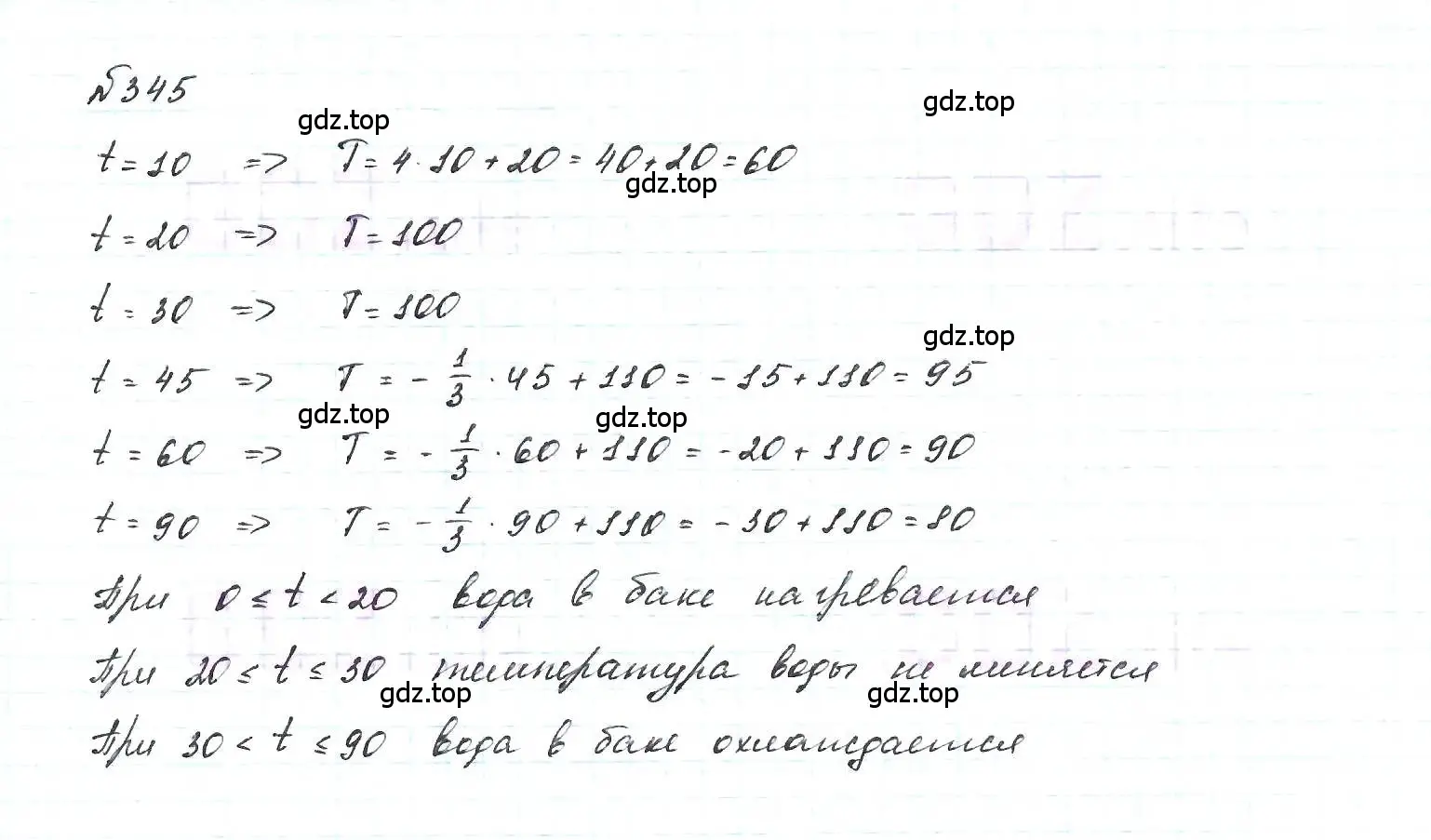 Решение 6. номер 345 (страница 88) гдз по алгебре 7 класс Макарычев, Миндюк, учебник