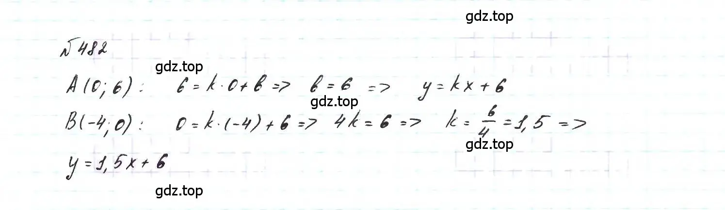 Решение 6. номер 482 (страница 112) гдз по алгебре 7 класс Макарычев, Миндюк, учебник