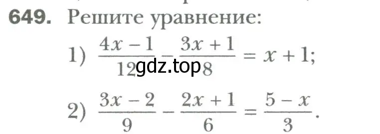 Условие номер 649 (страница 113) гдз по алгебре 7 класс Мерзляк, Полонский, учебник