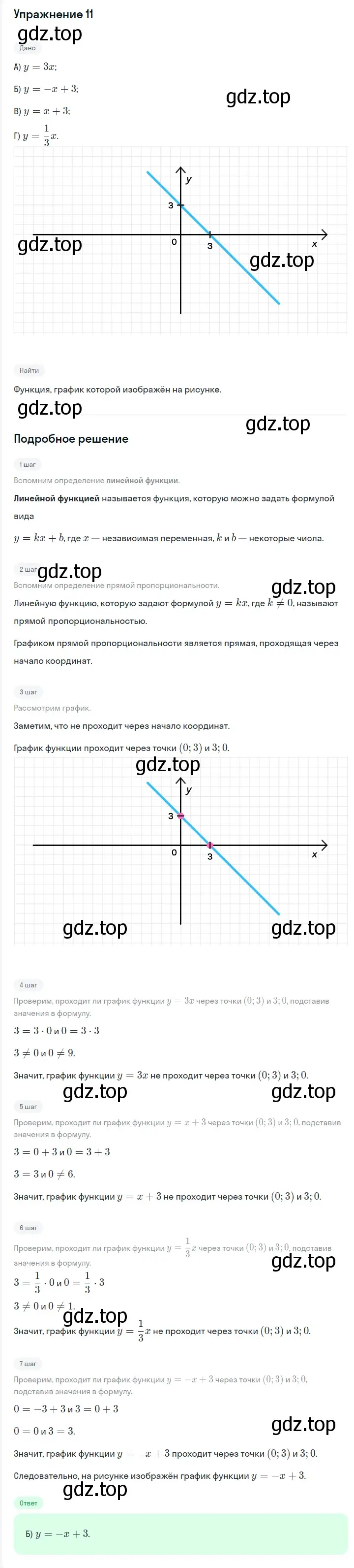 Решение 2. номер 11 (страница 208) гдз по алгебре 7 класс Мерзляк, Полонский, учебник